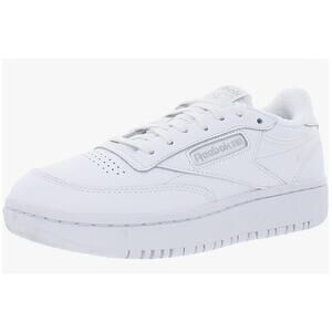 Reebok Women's Club C Double Sneaker, White/Cold Grey, 6.5